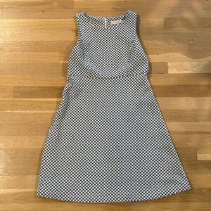 Black and white tank dress